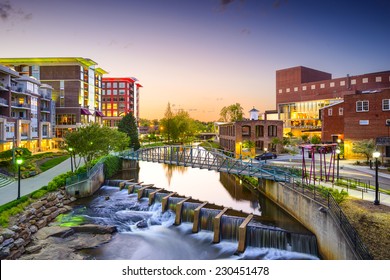 Greenville, South Carolina town cityscape - Shutterstock ID 230451478