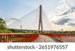 Greenway overpass near Jincheng Lake in Chengdu Tianfu Greenway
