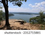 Greers Ferry Lake overlook in Arkansas