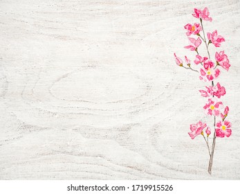 Greeting card mockup and picture beautiful flowers  Close  up  view from above  copy space  Congratulations for family  relatives  friends   colleagues