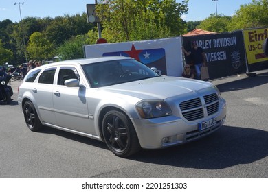 Grefrath,Germany-August 28,2022: 2008 Dodge Magnum SE At Grfrath US Cars Show 2022,