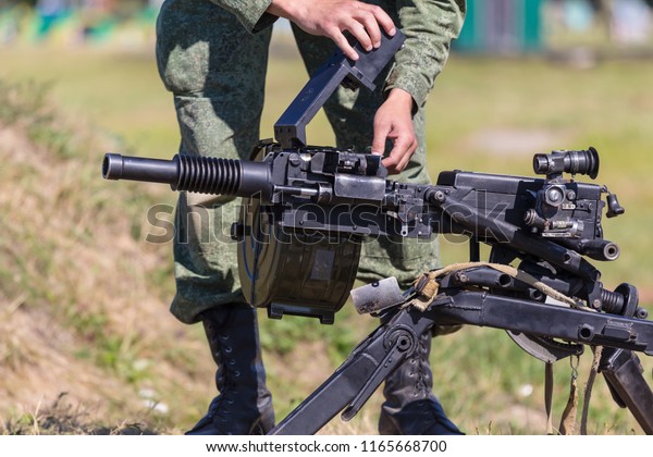 Grenade Launcher Ags Stock Photo Edit Now