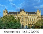 Gresham Palace is an example of Art Nouveau architecture in Budapest, Hungary