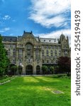 Gresham Palace is an example of Art Nouveau architecture in Budapest, Hungary