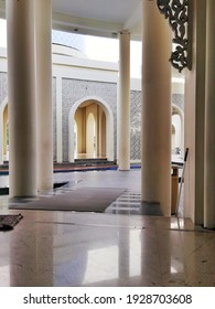 Gresik Indonesia, Feb 2021, Among Pillars In “Ahmad Dahlan” Mosque