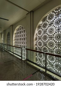 Gresik Indonesia, Feb 2021, The Interior Of “Ahmad Dahlan” Mosque