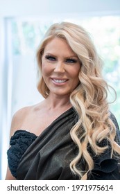 Gretchen Rossi Attends Jonathan Marc Stein Autumn-Winter 2021 Virtual Show Debut Filming At Private Residence, Studio City, CA On April 29, 2021