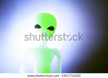 Grey alien / extra terrestrial being from outer space