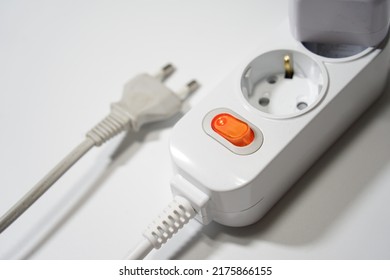 Grey background, socket, plug photos