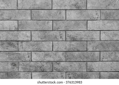Grey Brick Tile Wall Background
