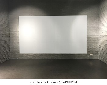 Grey Brick White Background Wall Texture Stock Photo 1074288434