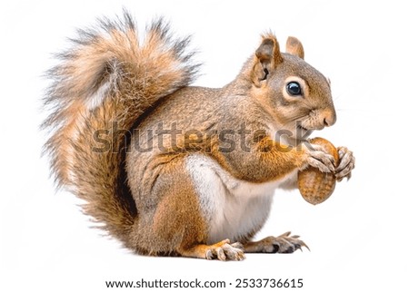 Image, Stock Photo closeup of grey squirrel face