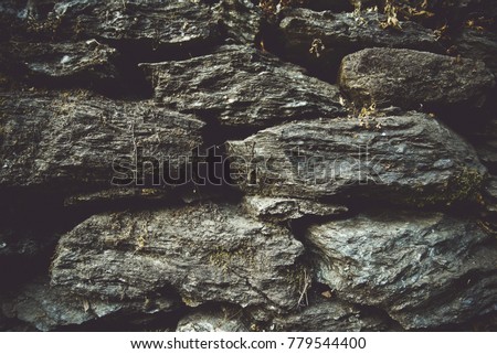 Grey, brown stone background in Himalayas, Nepal