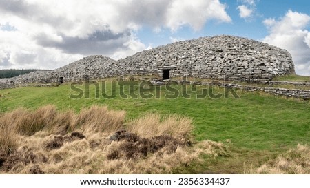 Grey Cairns of Camster in Scotland are two reconstructed neolithic tombs built originally 5000 years ago.  