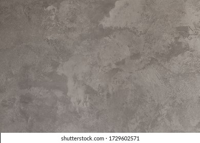 Grey cement background. Grungy concrete venetian plaster decoration.