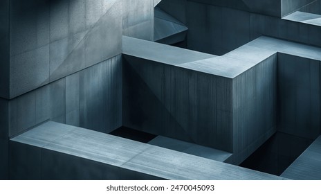 A grey concrete wall with a hole in it - Powered by Shutterstock