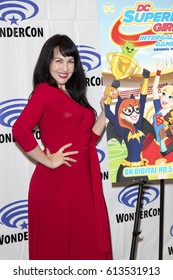 Grey DeLisle Attends DC Super Hero Girls Press Room At Wondercon In Anaheim Convention Center On April 2 2017. 