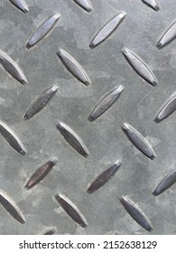 A Grey Galvanized Tread Plate