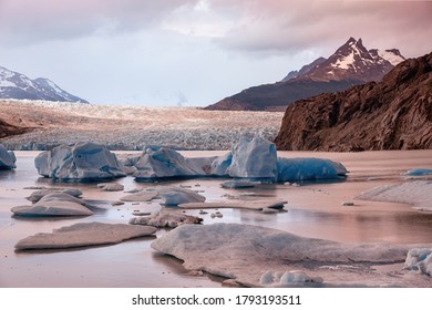 Grey Glacier In The Southern Patagonian Ice Field, Chile