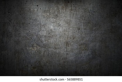 Grey grunge metal textured wall background - Shutterstock ID 565889851