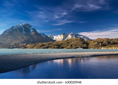 Grey lake, Torres del Paine National Park, Chile 