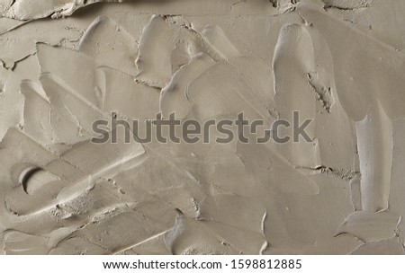 Grey modelling clay background and texture