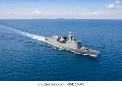 Grey Modern Warship Helicopter View Stock Photo 604114043 | Shutterstock