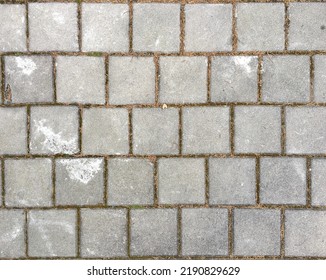 Grey Paving Block Texture Seamless Square Stock Photo 2190829629