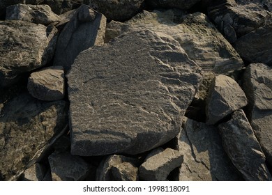 Grey Rock And Stone Walpaper Texture