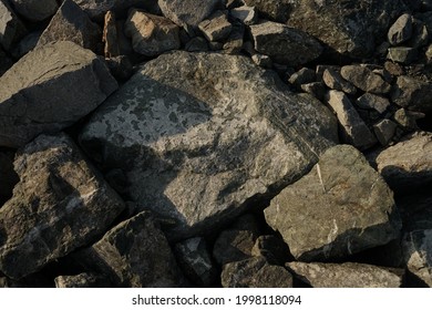 Grey Rock And Stone Walpaper Texture