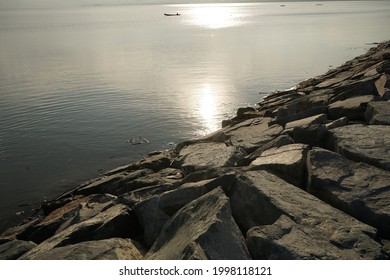 Grey Rock And Stone Walpaper Texture