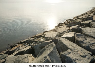 Grey Rock And Stone Walpaper Texture