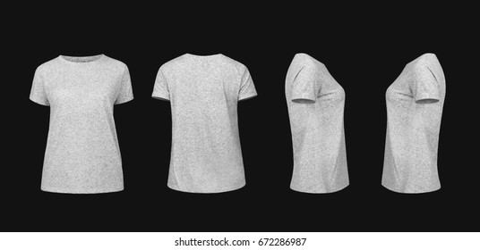 Download Grey Shirt Mockup Front Back Images Stock Photos Vectors Shutterstock PSD Mockup Templates