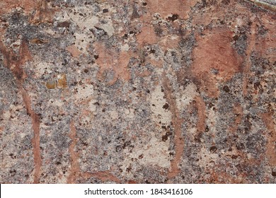 Greyish Reddish Wall In The Old Town Of Colonia Del Sacramento, Uruguay, South America 