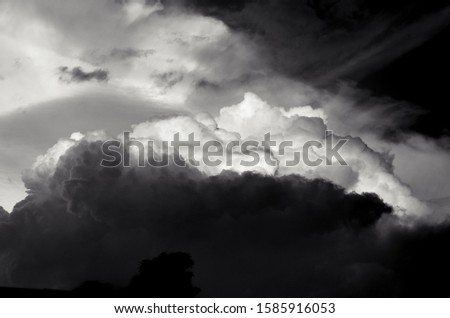 Similar – Image, Stock Photo Heavy cloud Sky Clouds