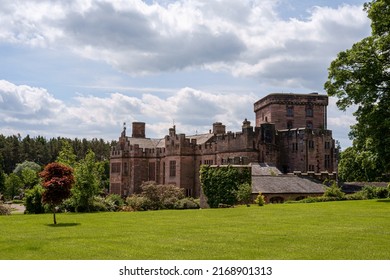 Greystoke, Cumbria, United Kingdom - June 15 2022: Greystoke Castle