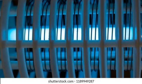 grid with ultraviolet light