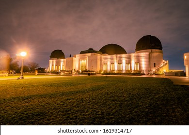 Griffin Park Observatory At Night