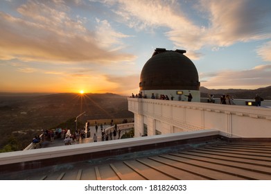 Griffith Observatory At Sunset