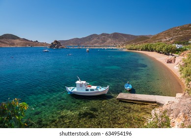 Grikos Beach In Patmos Island