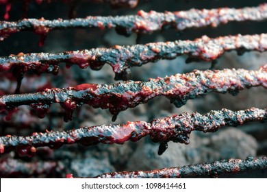 Grill after use And not clean - Powered by Shutterstock