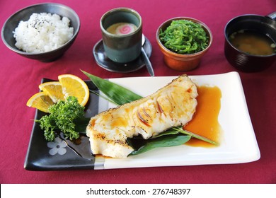 Grill Black Cod Japanese Style