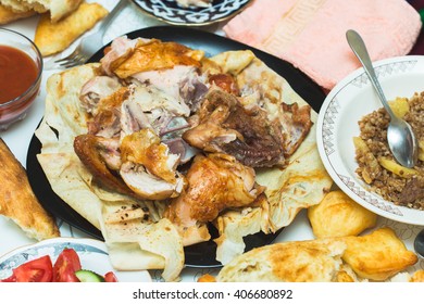 Grill on the table