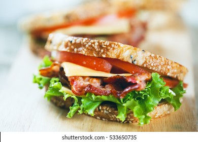 Grilled Bacon Sandwich