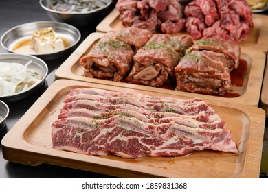Grilled BBQ Pork belly Beef