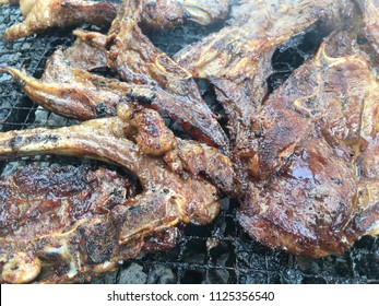 Grilled Butterflied Leg Of Lamb