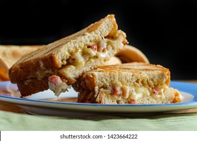 Grilled Cheese Chicken Cordon Bleu Panini Sandwich