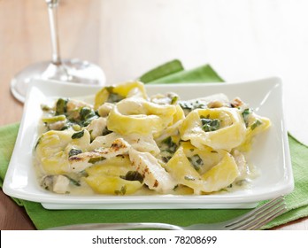 Grilled Chicken Asiago Tortellini