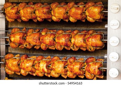 Grilled chicken background - Shutterstock ID 54954163