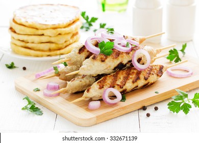 Grilled Chicken Kebabs.